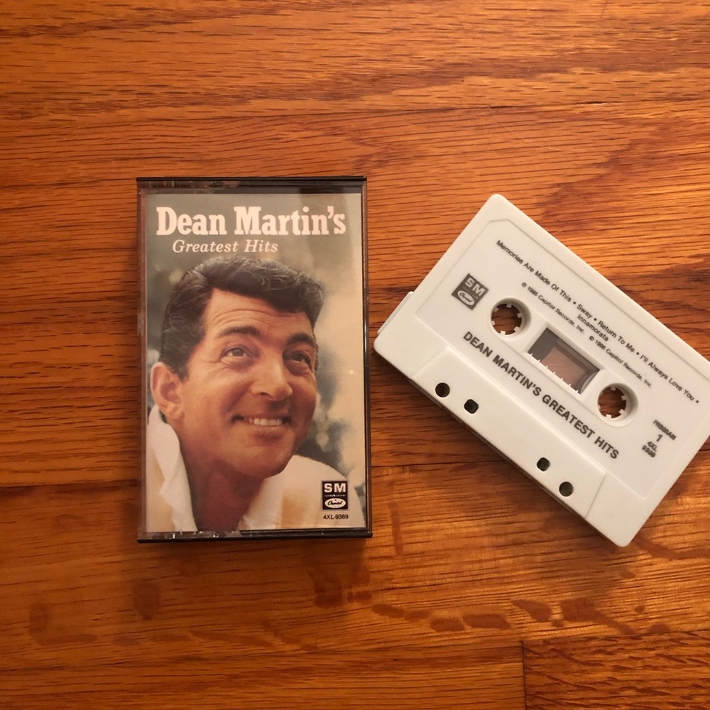 Vintage 1986 Dean Martin Greatest Hits Cassette